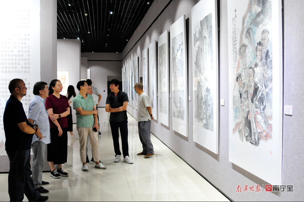 “文兴广西·意写家山”广西四城市美术联盟作品双年展如约而至