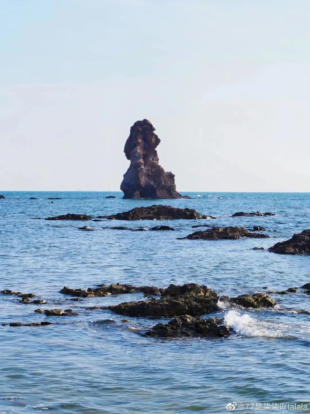 青岛“石老人”海蚀柱坍塌，修复方案正论证