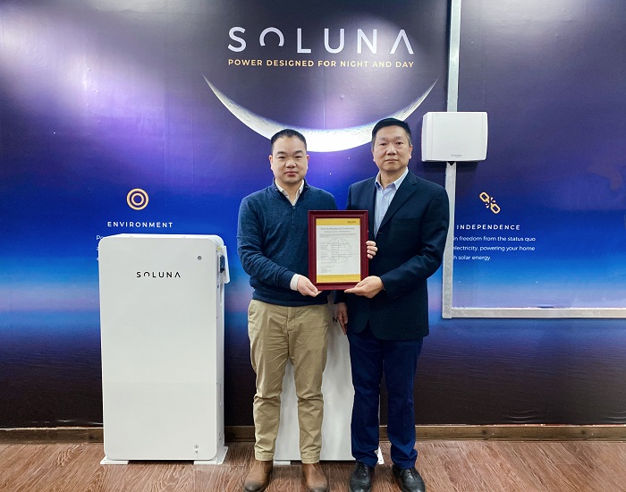 上海赛南Soluna锂电储能系统得到Intertek认证，顺利进入国际市场