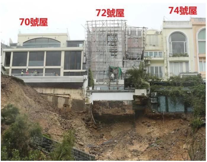 红山半岛涉违建的3栋建筑 图源：香港商报